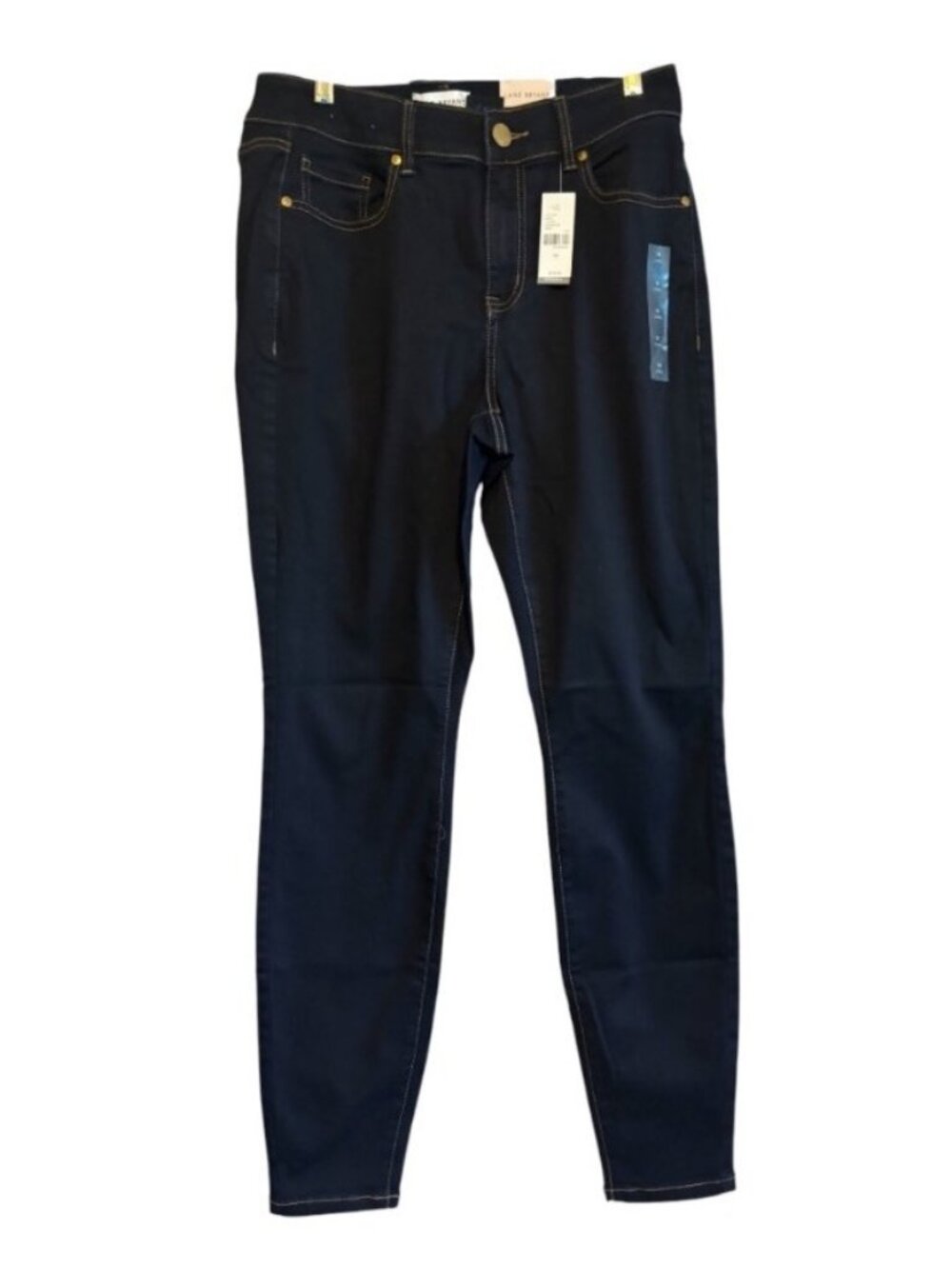 Lane Bryant NWT Curvy Fit Skinny Dark Denim Jeans High-Rise Size 14L